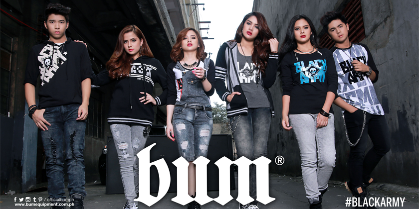 Bum black army hoodie Clearance
