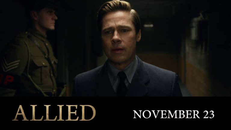 Sparks Fly Between Brad, Marion in “Allied” Main Trailer