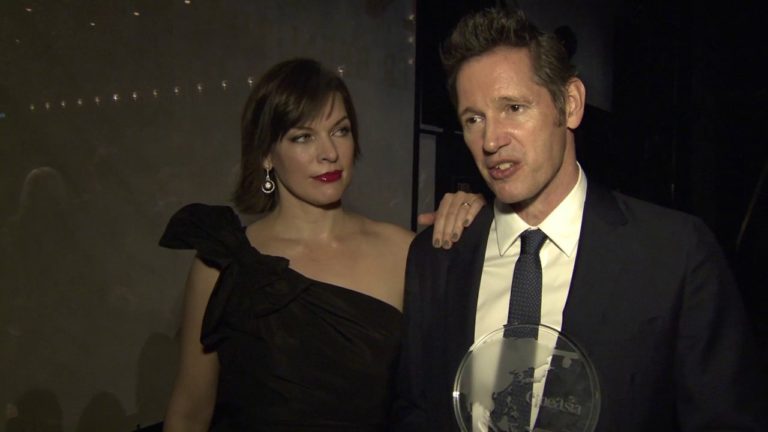 Jovovich, Anderson Accept Franchise Achievement Award for “Resident Evil”