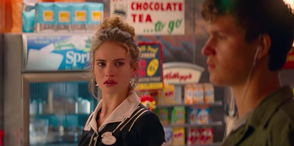 Lily James, a Burst of Sunshine in "Baby Driver" | ReZirb