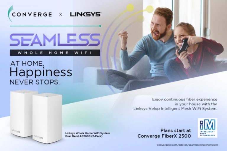 Converge ICT Introduces Linksys Whole Home Wi-Fi System To Fiber Consumers