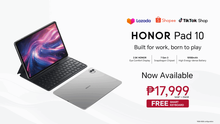 Unlock Productivity in Style with the All-New HONOR Pad 10, Priced at Php 17,999!