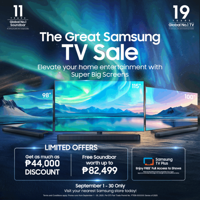 Samsung Empowers Filipinos to Take Control of their Lives at Home Through Vision AI TVs