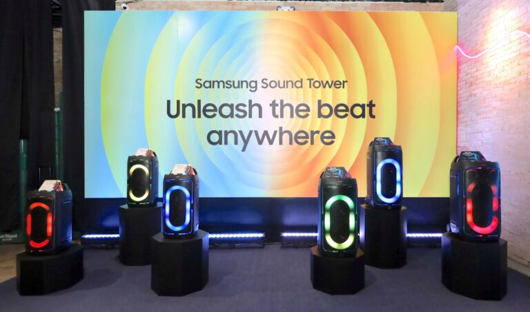 Unleash the Beat Anywhere: Samsung Sound Towers Bring the Party to Life