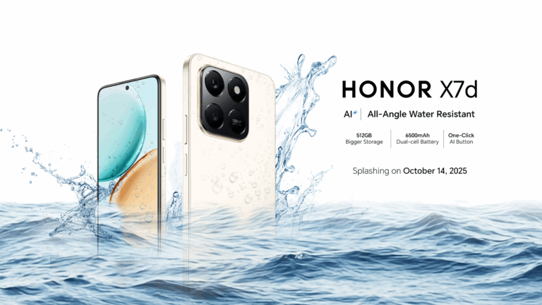 HONOR to Launch New Budget Water-Resistant AI Phone HONOR X7d on October 14!