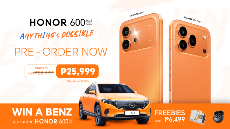 Pre-order the new HONOR 600 Series from just ₱25,999 and drive home a Mercedes-Benz!